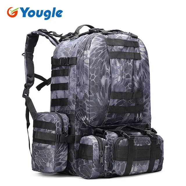 50L Molle Tactical Outdoor Assault Military Rucksacks Backpack