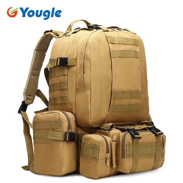 50L Molle Tactical Outdoor Assault Military Rucksacks Backpack