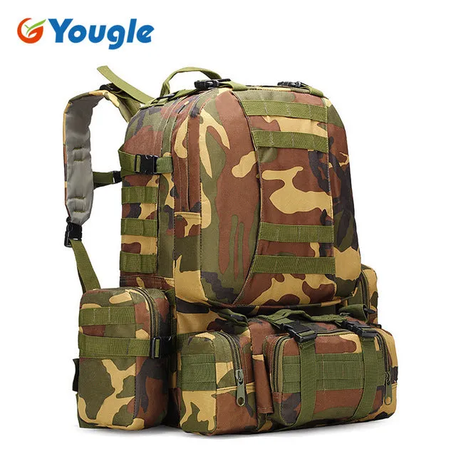 50L Molle Tactical Outdoor Assault Military Rucksacks Backpack