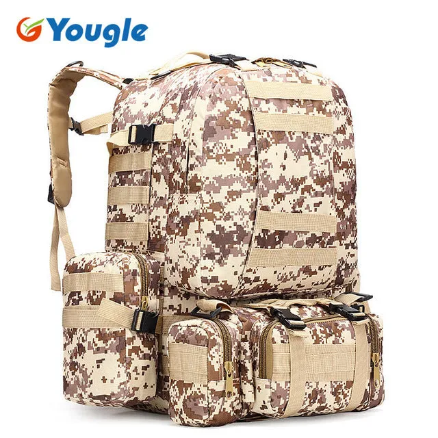 50L Molle Tactical Outdoor Assault Military Rucksacks Backpack