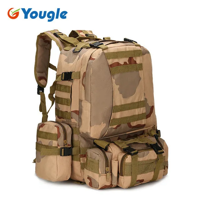 50L Molle Tactical Outdoor Assault Military Rucksacks Backpack