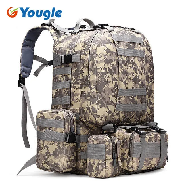 50L Molle Tactical Outdoor Assault Military Rucksacks Backpack