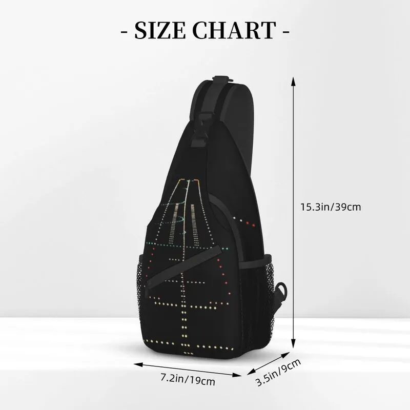 Awesome Little Airplane Sling Crossbody Chest Bag Men Fashion Flight Pilot Aviation Aviator Shoulder Backpack for Camping Biking