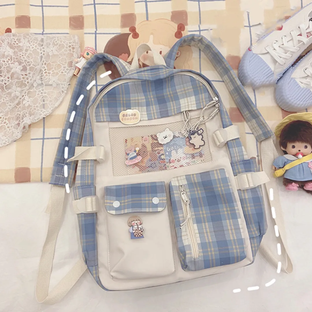 Carry Comfort and Cuteness: The Kawaii Multi-Pocket Backpack