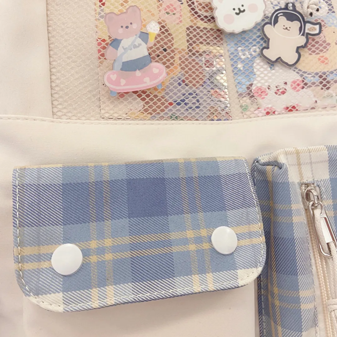 Carry Comfort and Cuteness: The Kawaii Multi-Pocket Backpack