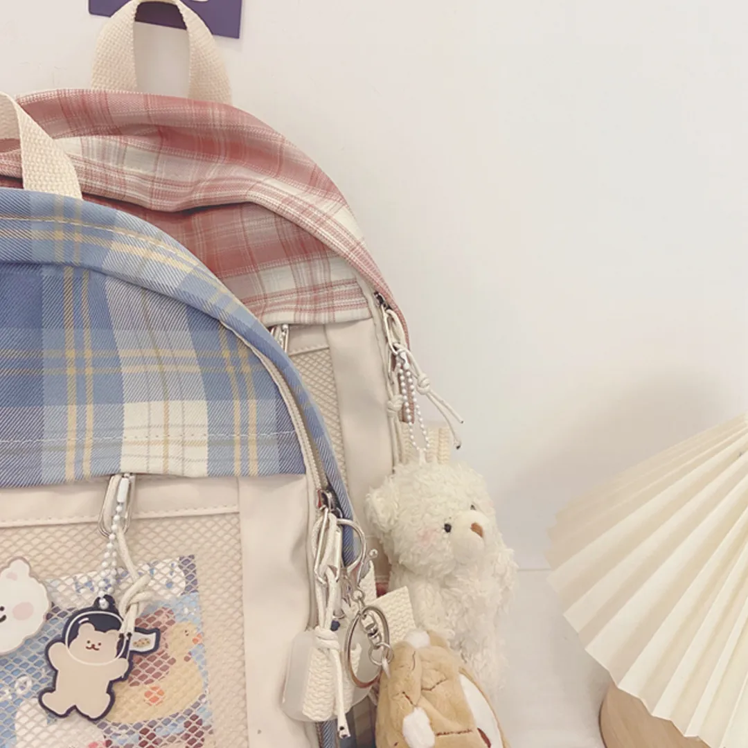 Carry Comfort and Cuteness: The Kawaii Multi-Pocket Backpack