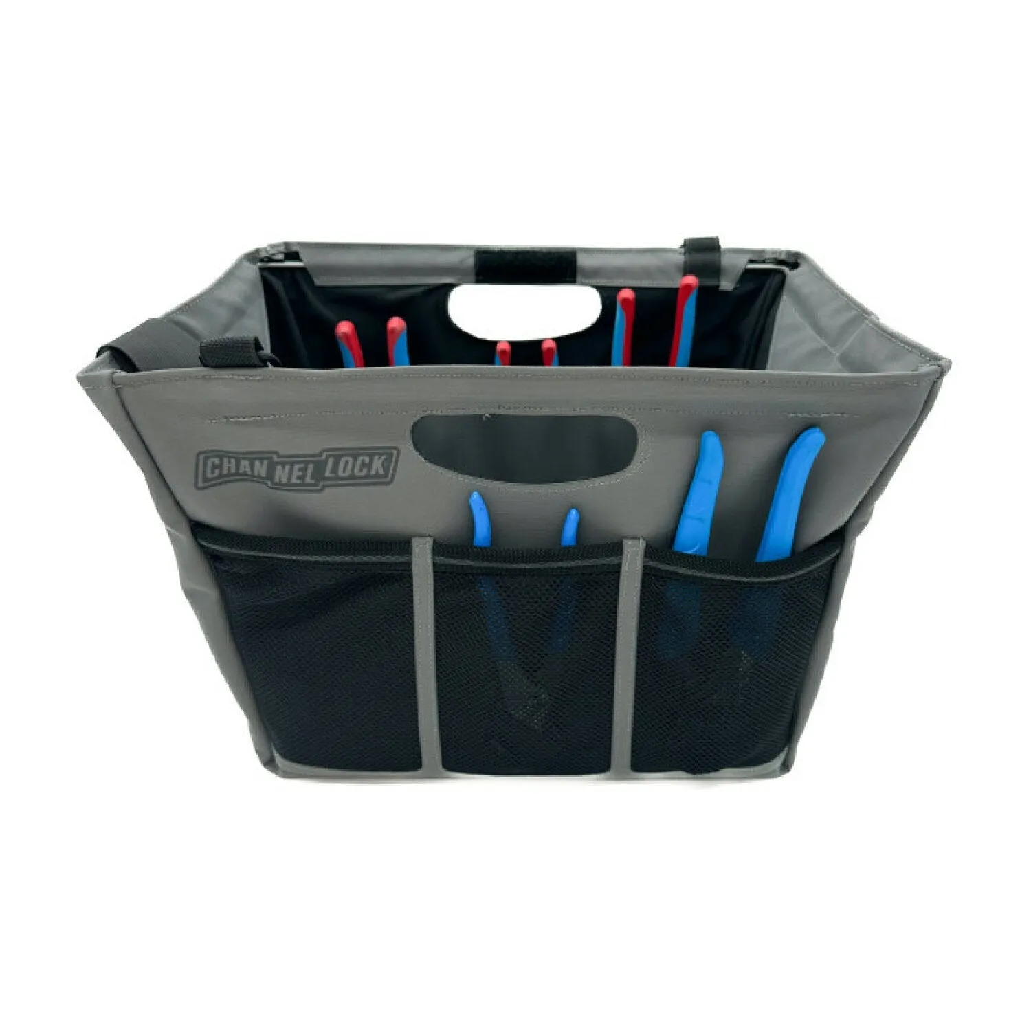 Channellock TGM3G PRO 10-Pocket Premium Tool Tote with LASERLOCK Fabrics