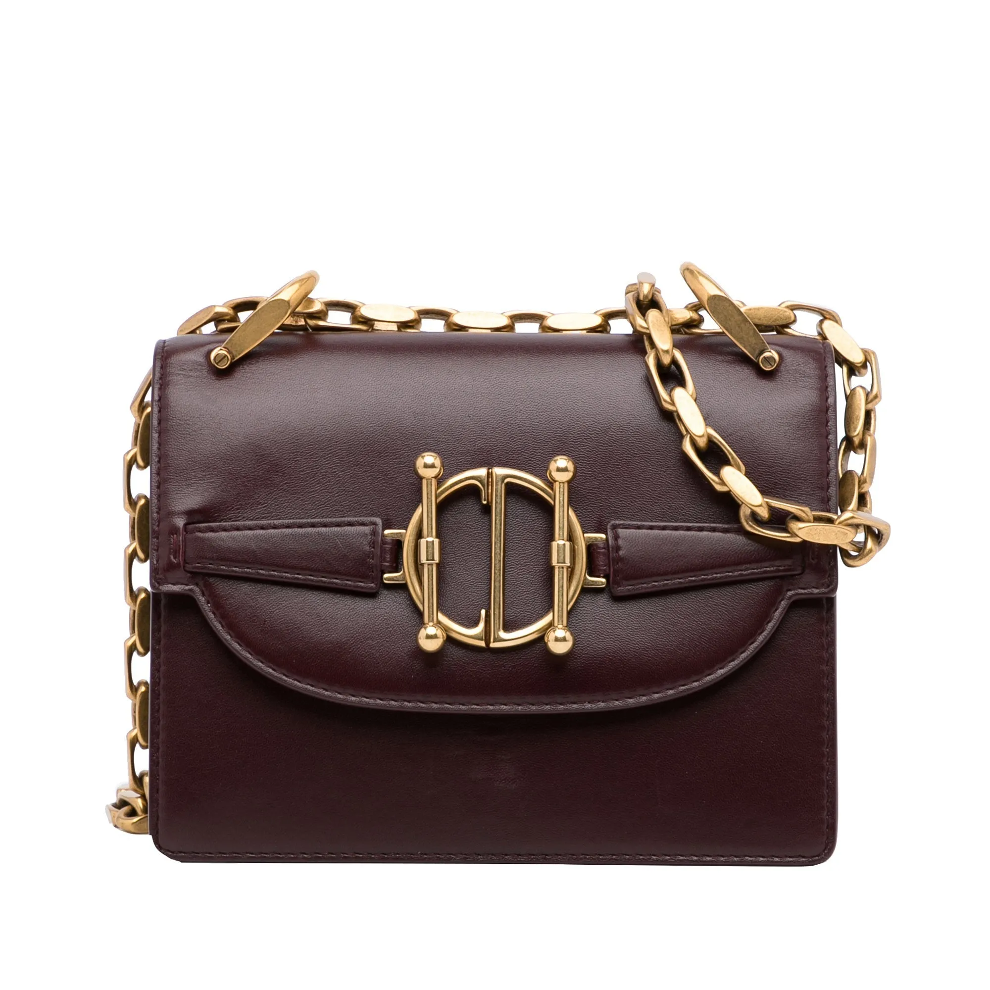 Dior Diordirection Burgundy Leather