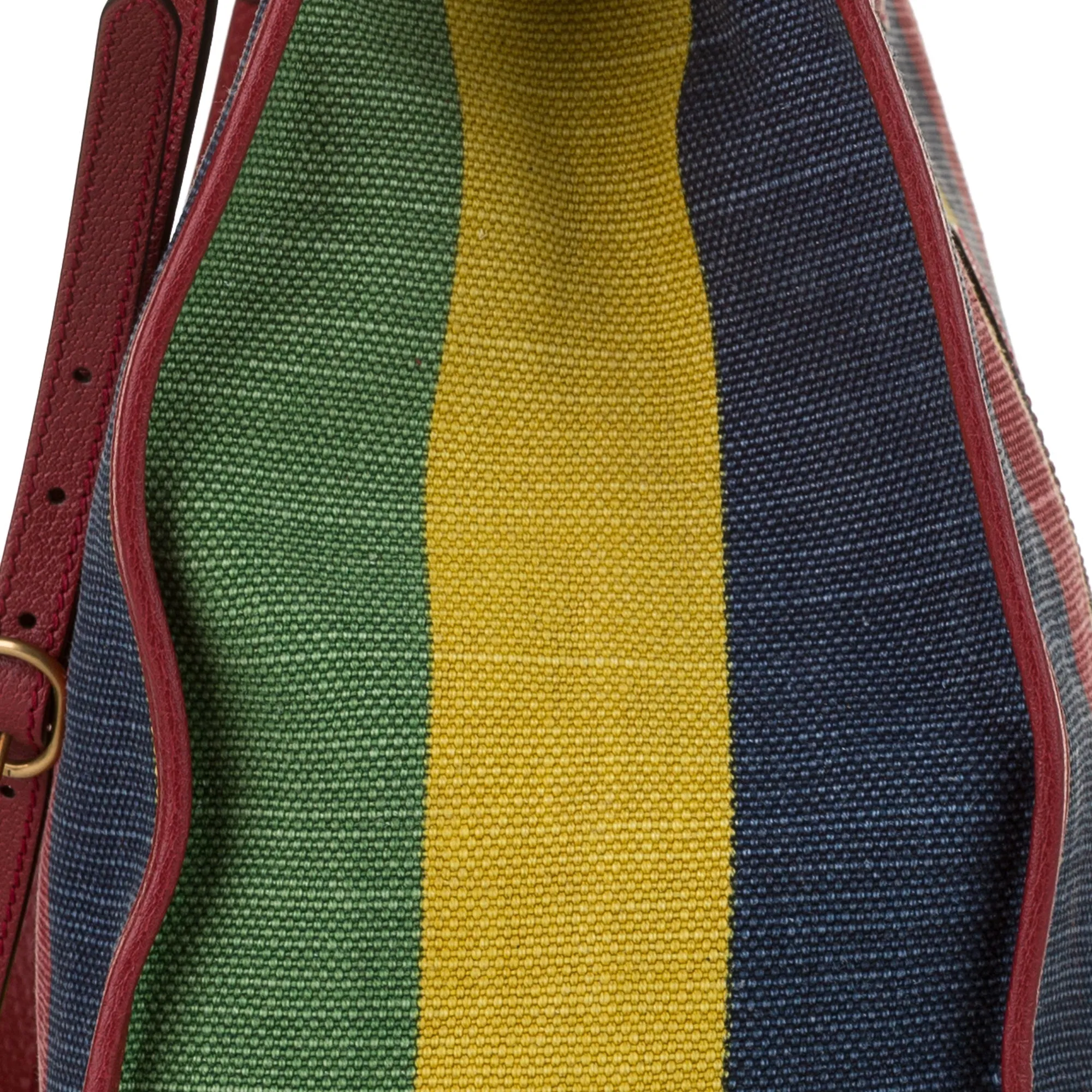 Gucci Baiadera Shopper Stripe Canvas