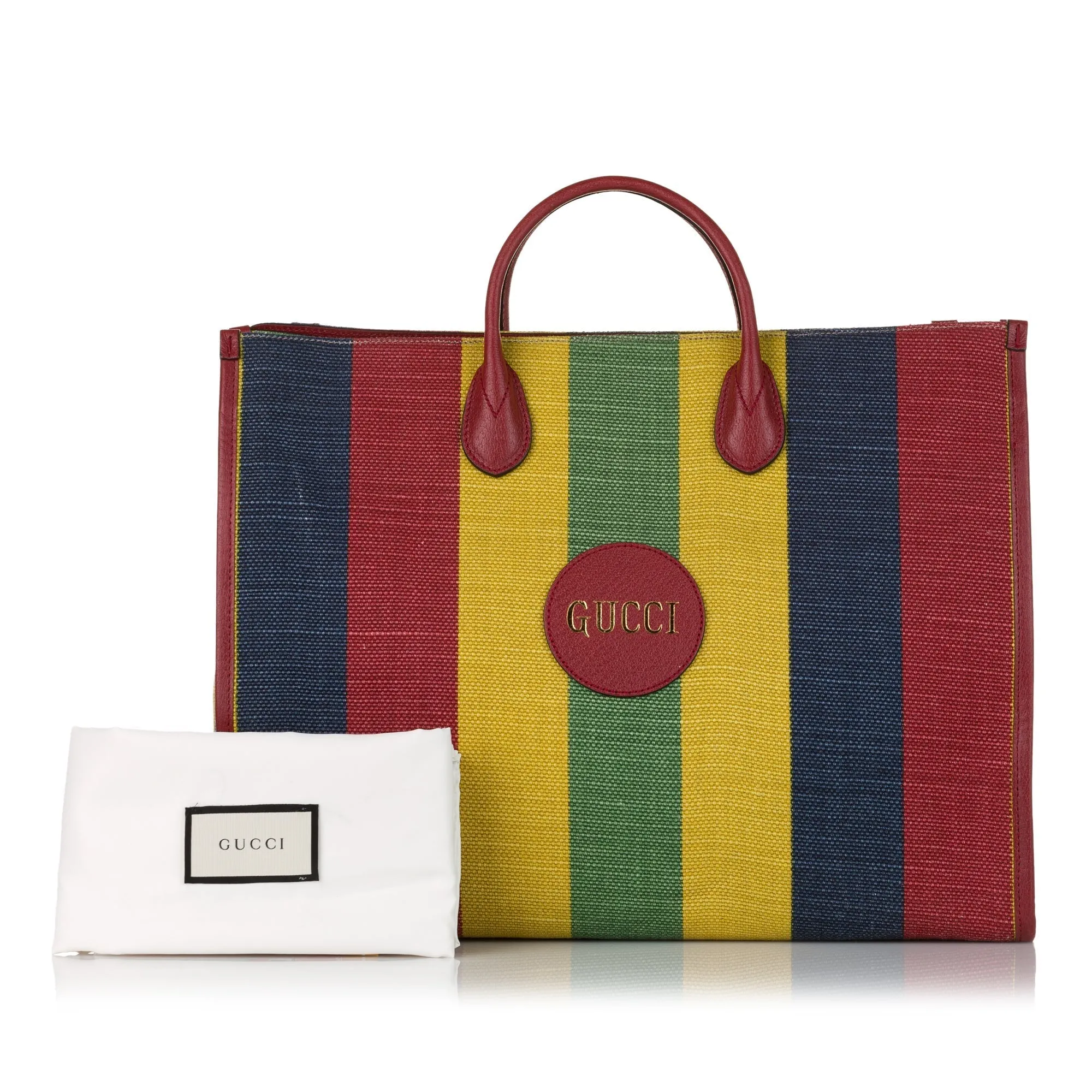 Gucci Baiadera Shopper Stripe Canvas