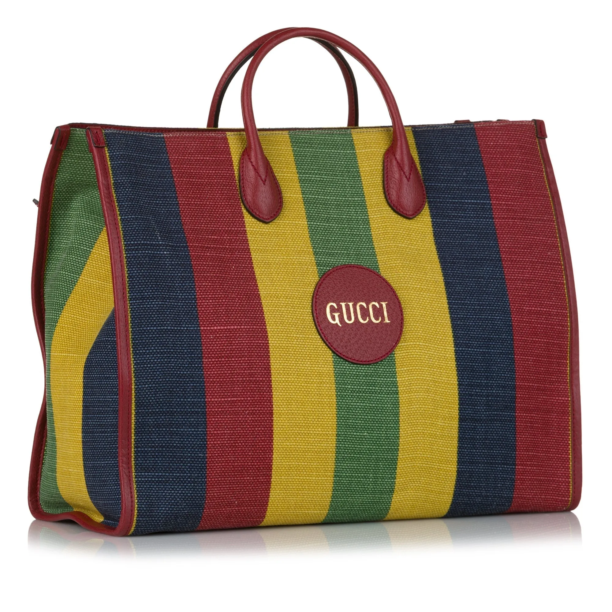 Gucci Baiadera Shopper Stripe Canvas