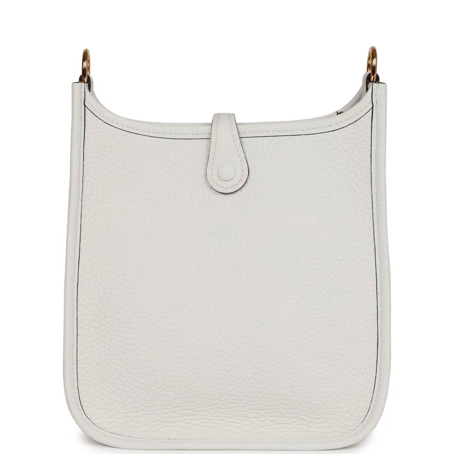 Hermes Evelyne TPM New White Clemence Gold Hardware