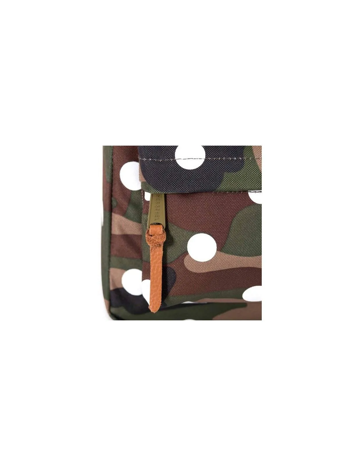 Herschel Heritage Woodland Camo/Polka Dot/White Rubber