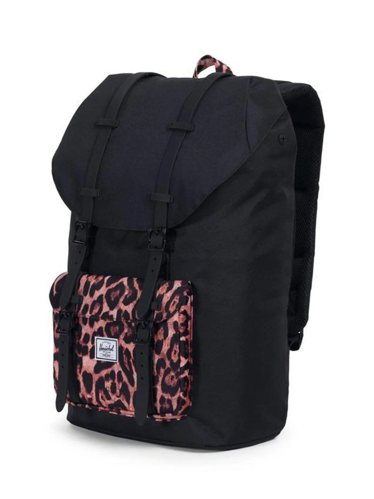 Herschel Little America Backpack Black Desert Cheetah 25L