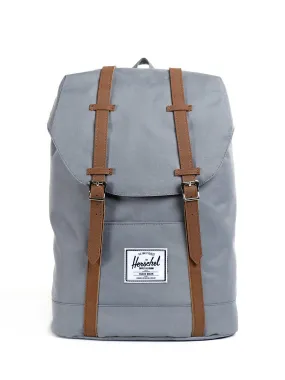 Herschel Retreat Backpack 600D Poly Grey Tan 19.5L