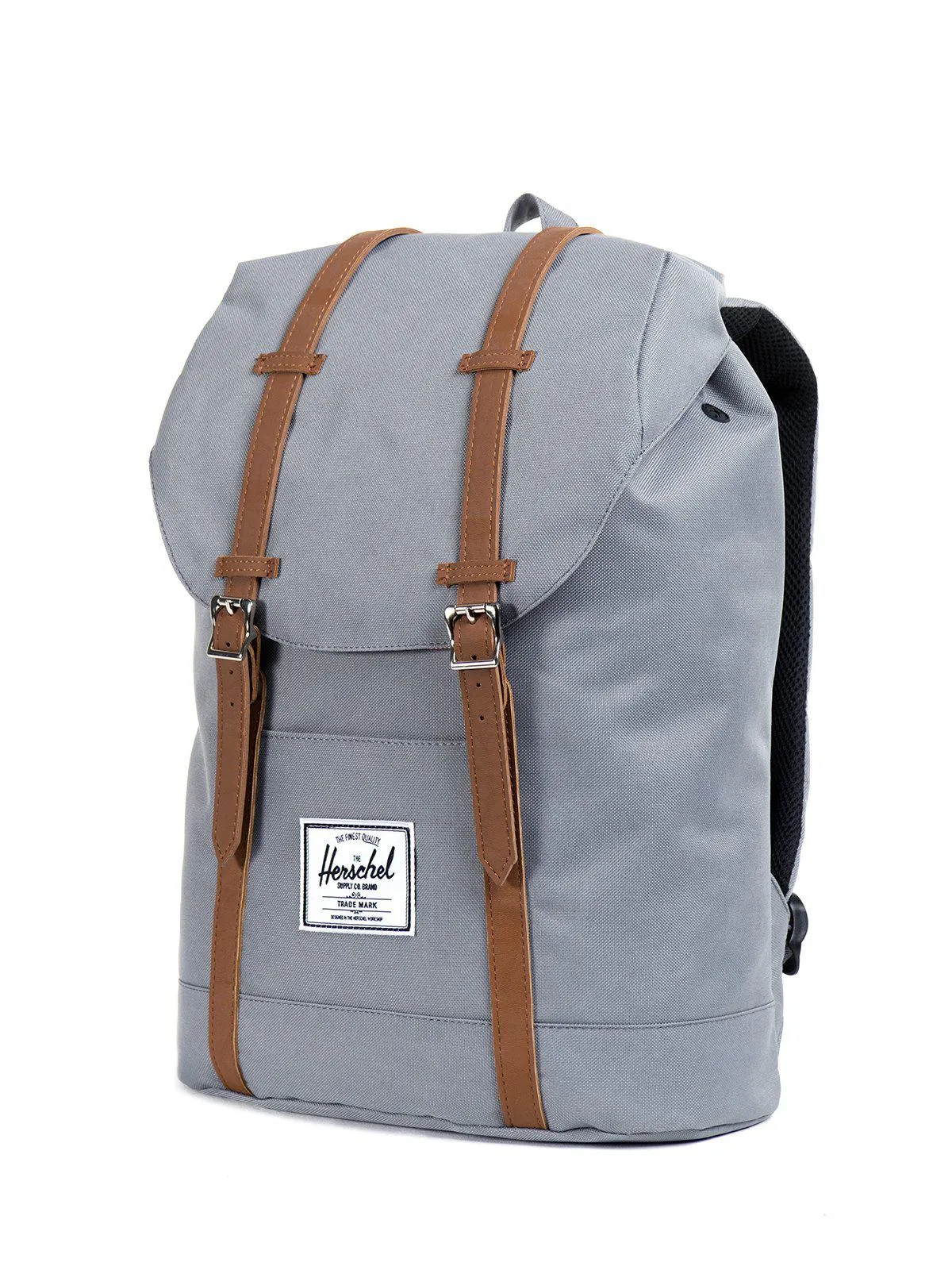 Herschel Retreat Backpack 600D Poly Grey Tan 19.5L