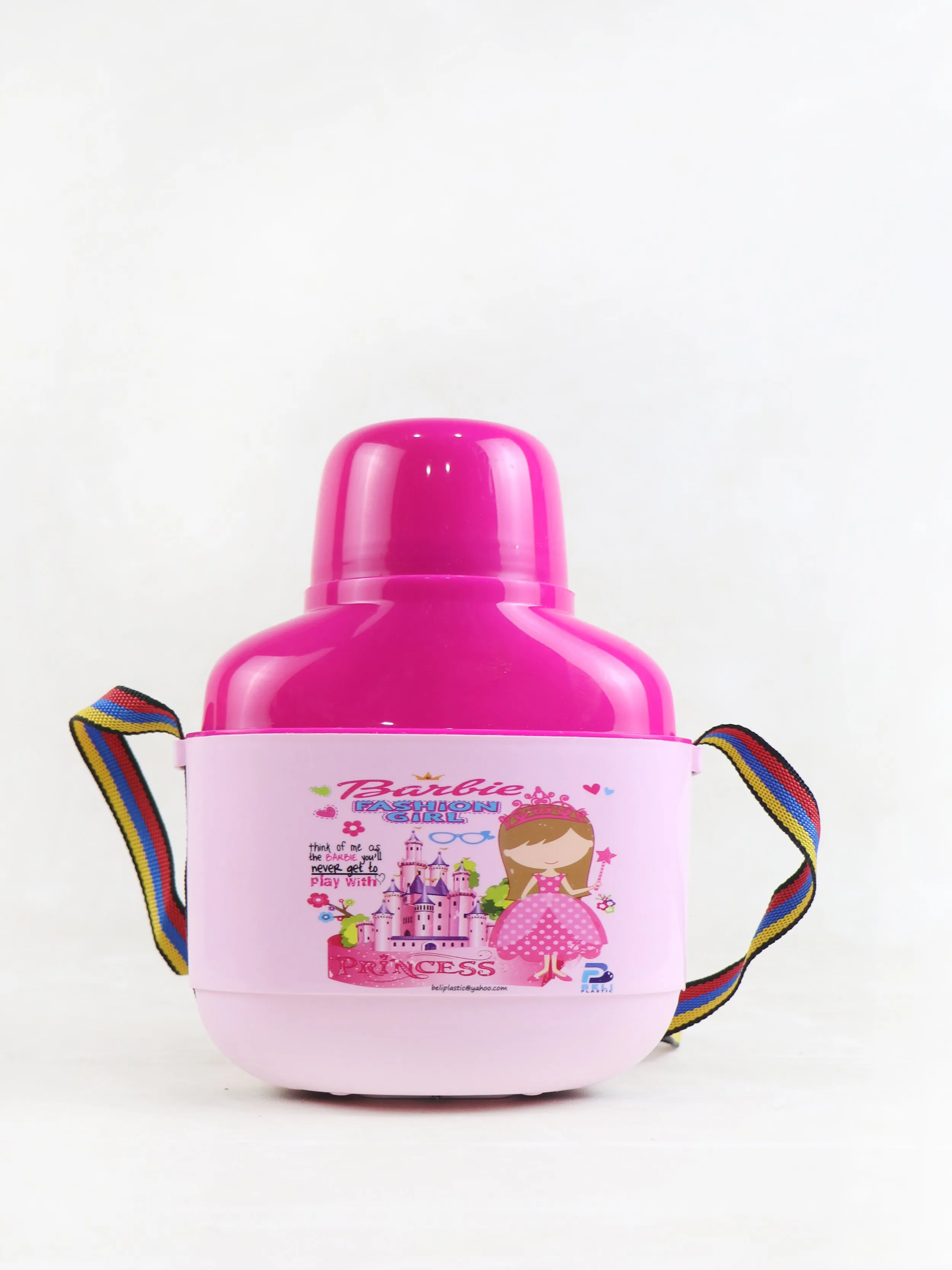 Kids Water Bottle Polo Cooler Barbie Pink