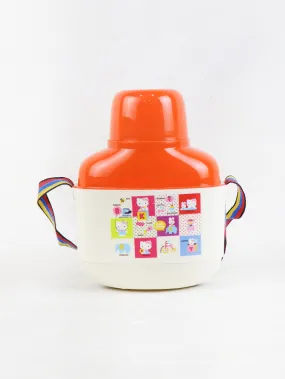 Kids Water Bottle Polo Cooler Kitty Orange