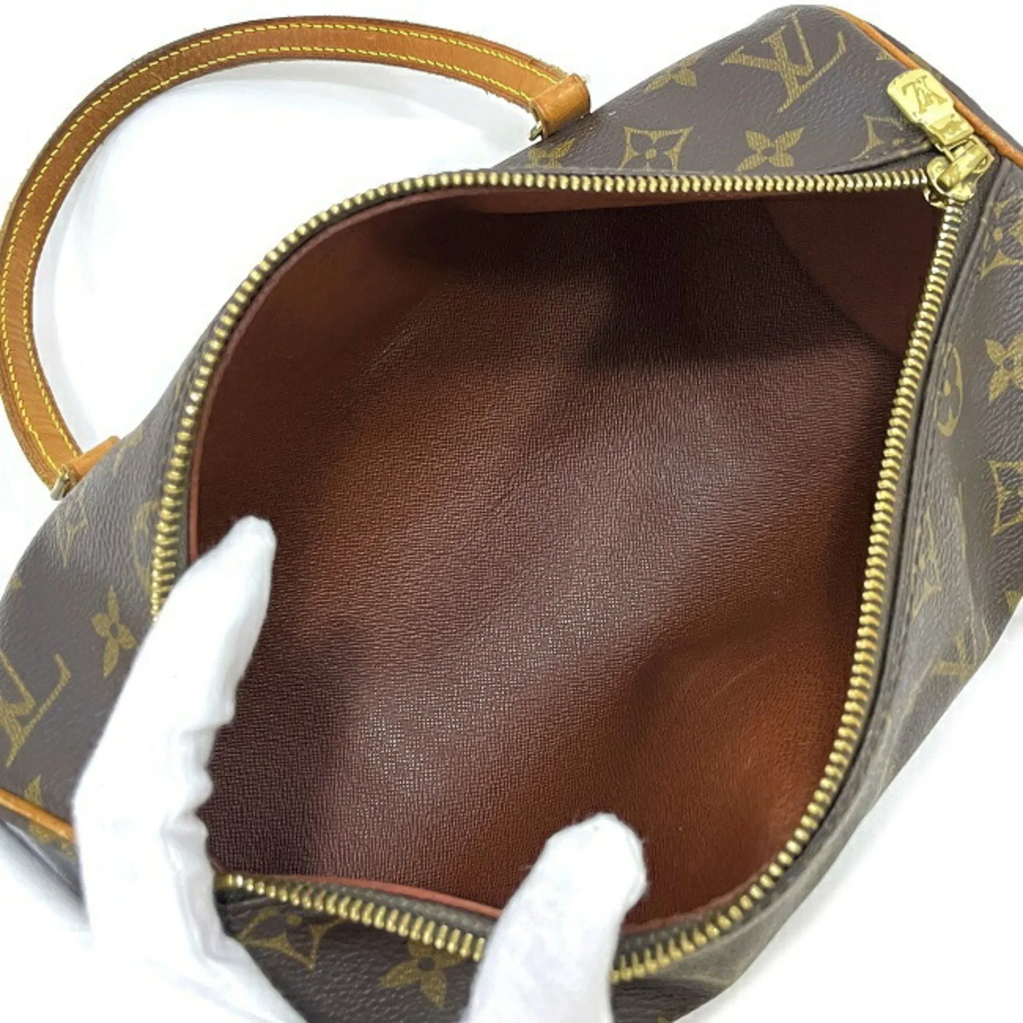 Louis Vuitton Boston Bag Papillon 26 Brown Monogram M51386 Canvas Leather DU0064 LOUIS VUITTON Handbag Women's Nume