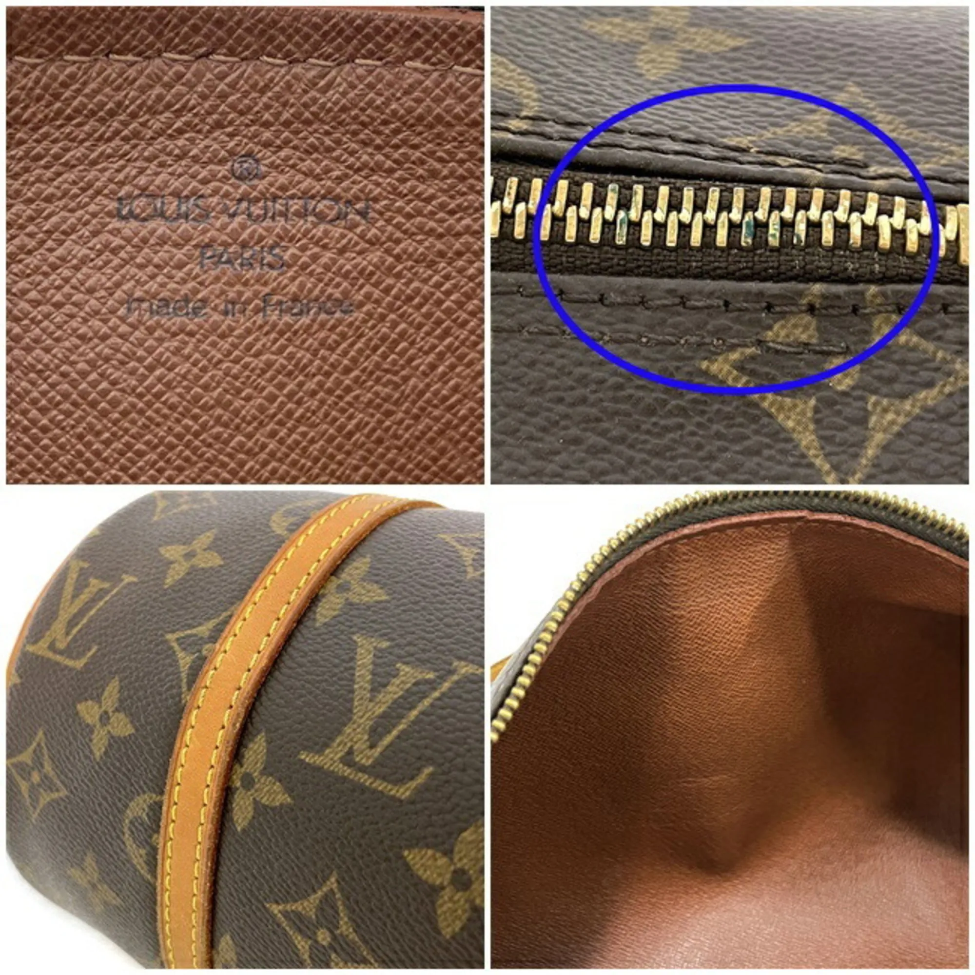 Louis Vuitton Boston Bag Papillon 26 Brown Monogram M51386 Canvas Leather DU0064 LOUIS VUITTON Handbag Women's Nume