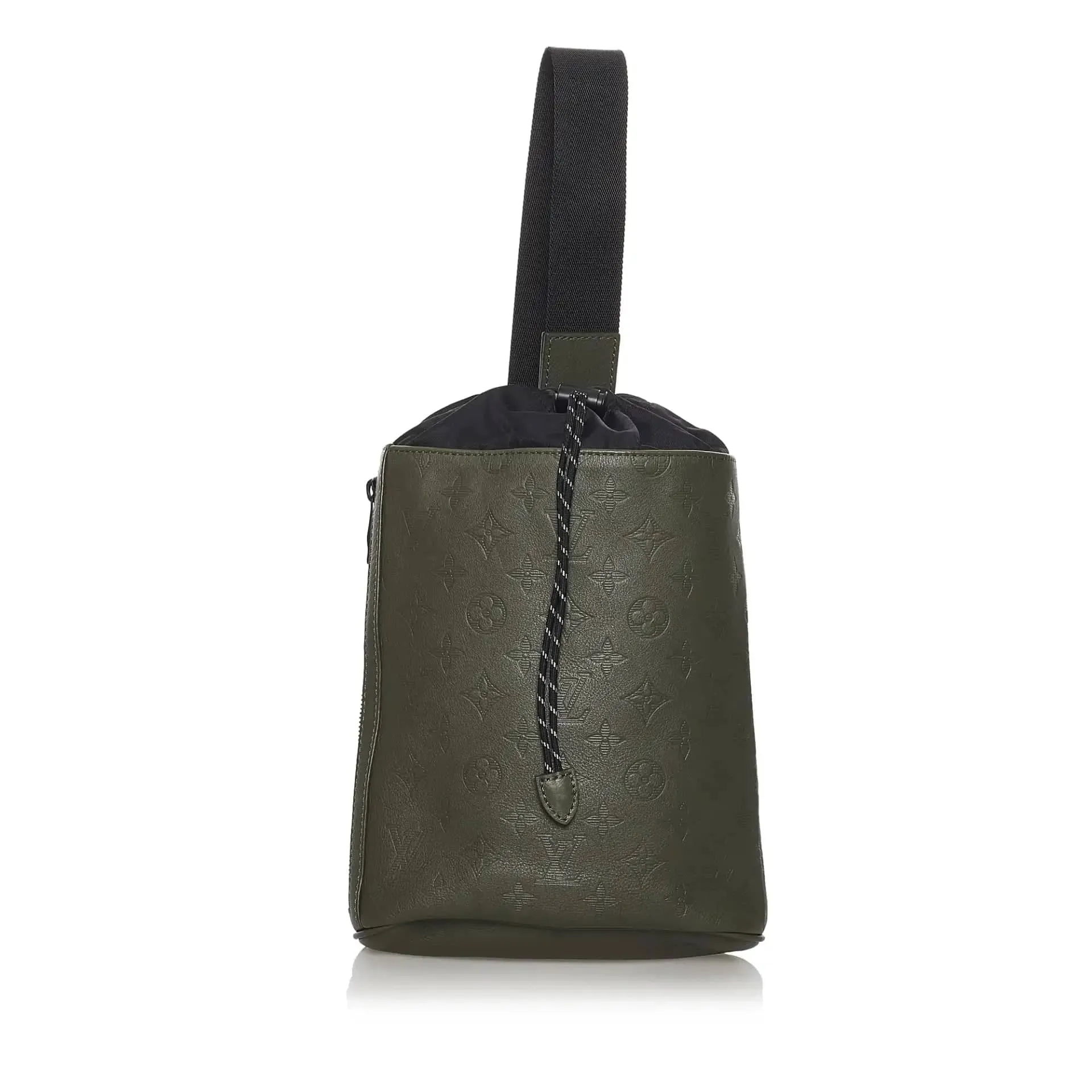 Louis Vuitton Chalk Sling Bag Green Monogram Leather