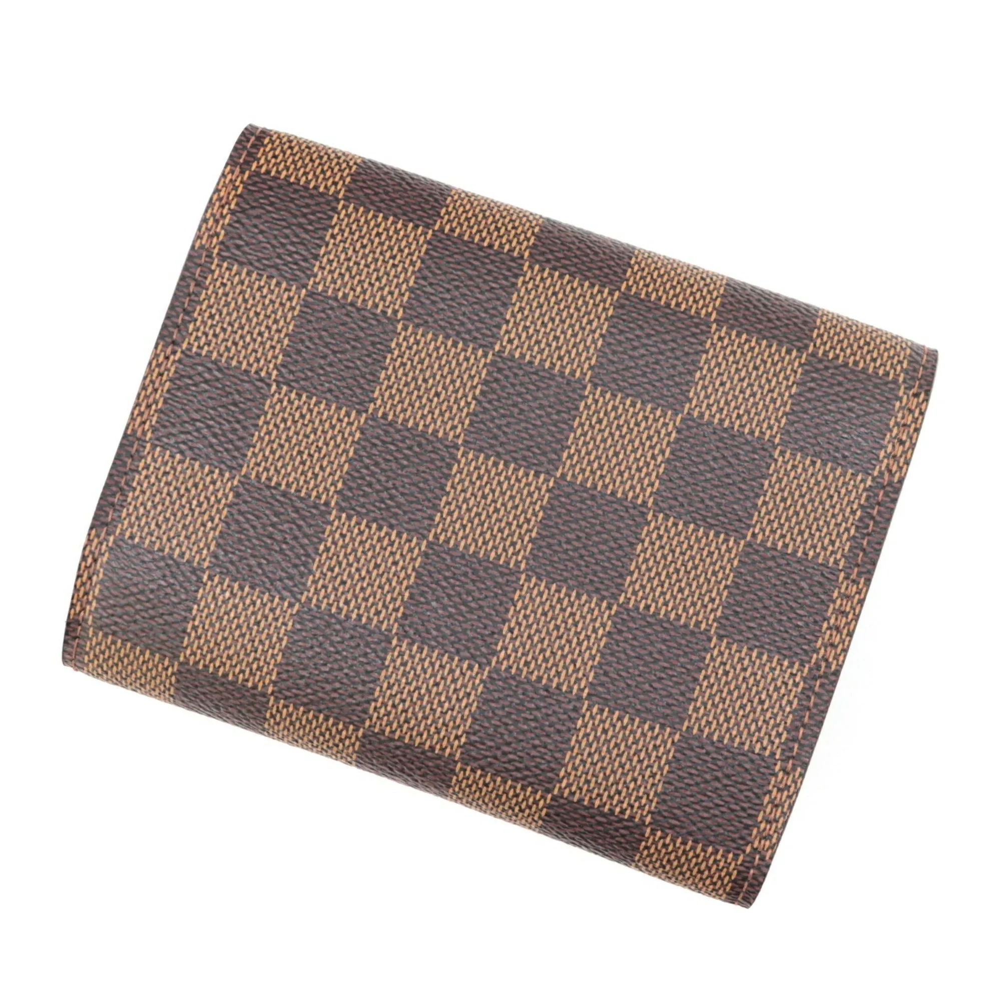 Louis Vuitton Damier Women's Damier Canvas Wallet (tri-fold) Brown