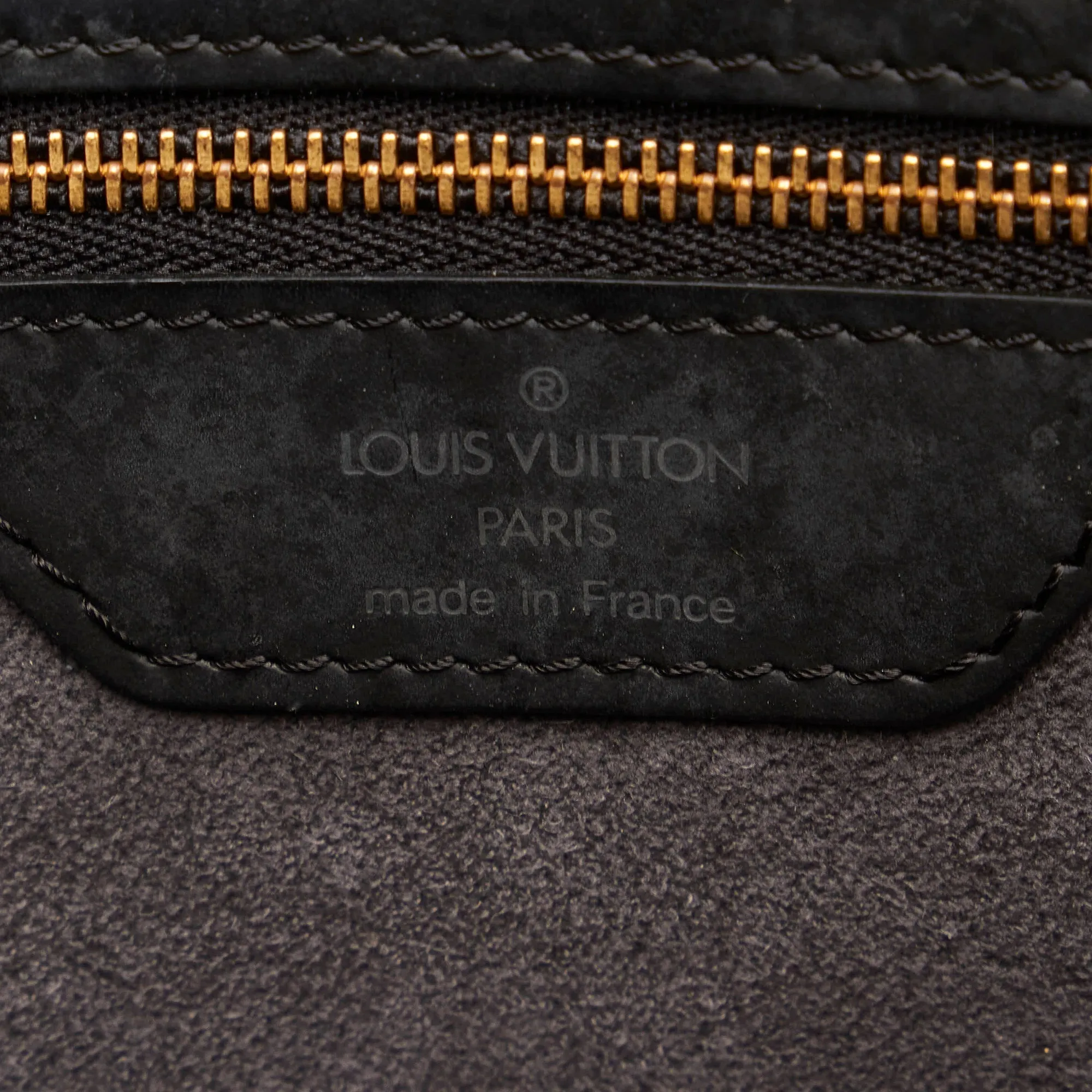 Louis Vuitton Saint Jacques GM Long Strap Black Epi