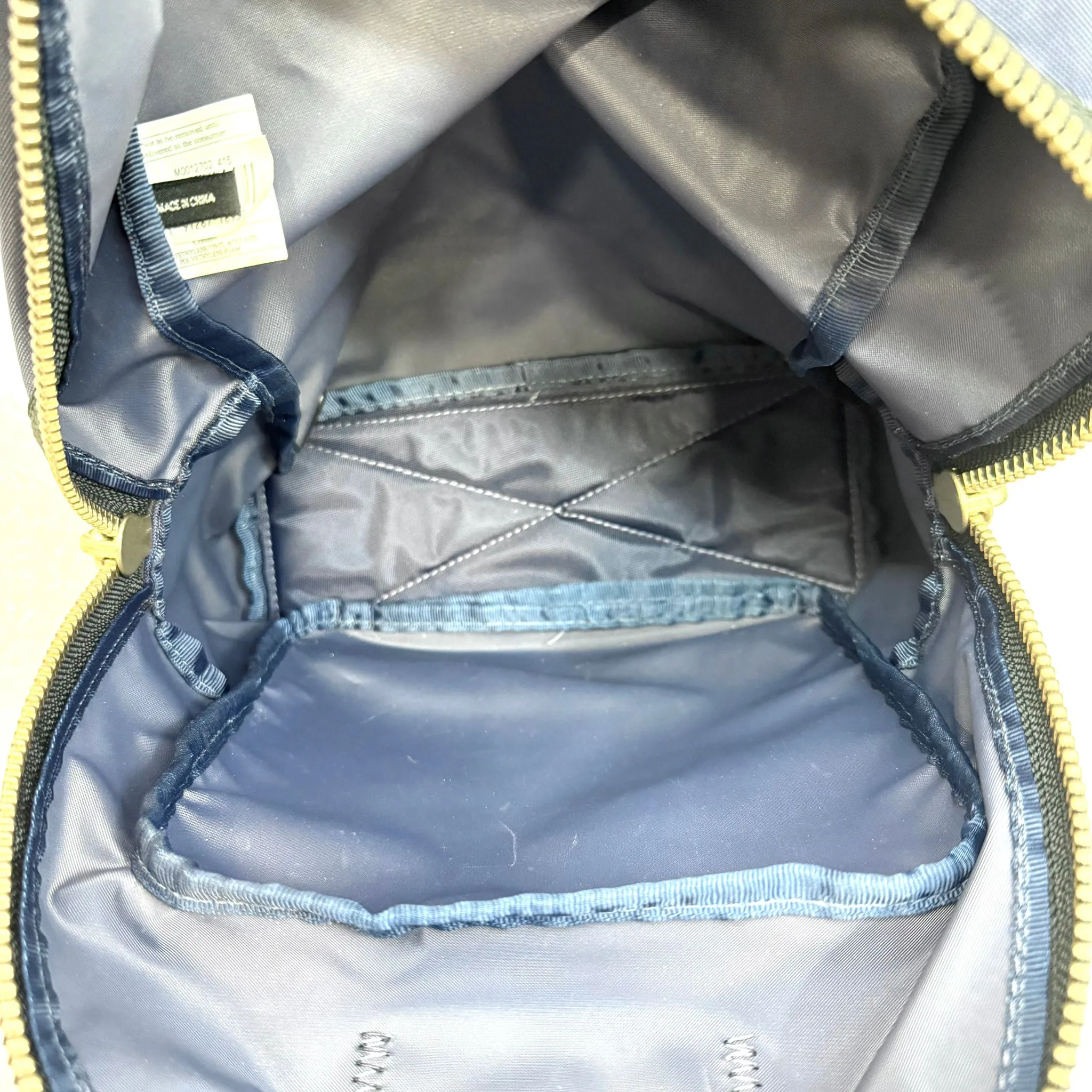 Marc Jacobs Blue & Black Nylon Backpack