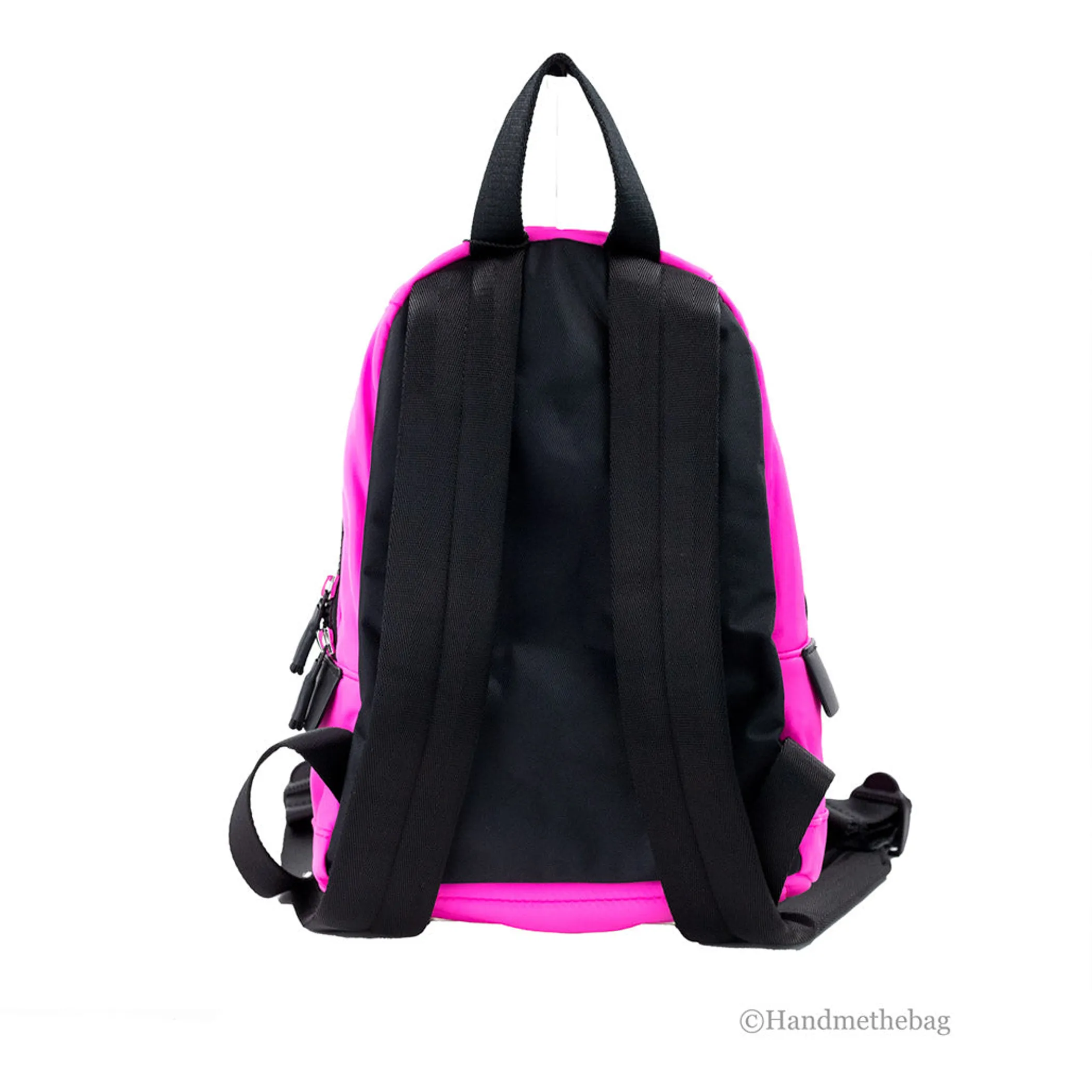 Marc Jacobs Small Neon Fuchsia Nylon Backpack