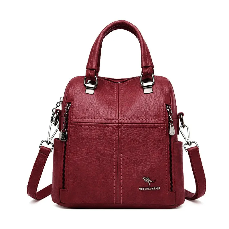 Multifunction  Women Shoulder Bag Travel Backpack