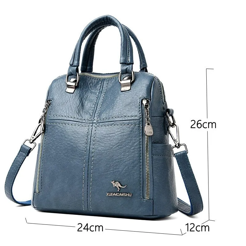 Multifunction  Women Shoulder Bag Travel Backpack