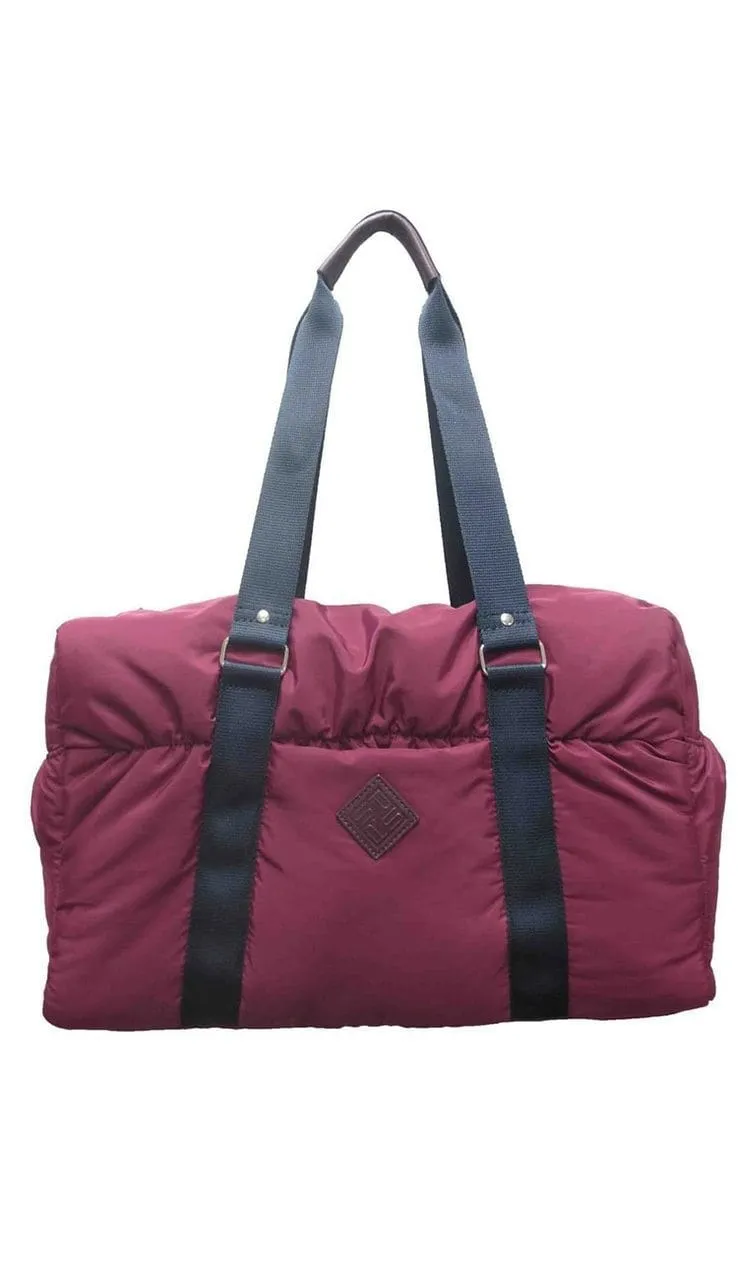 Nylon Duffel Bag - Berry