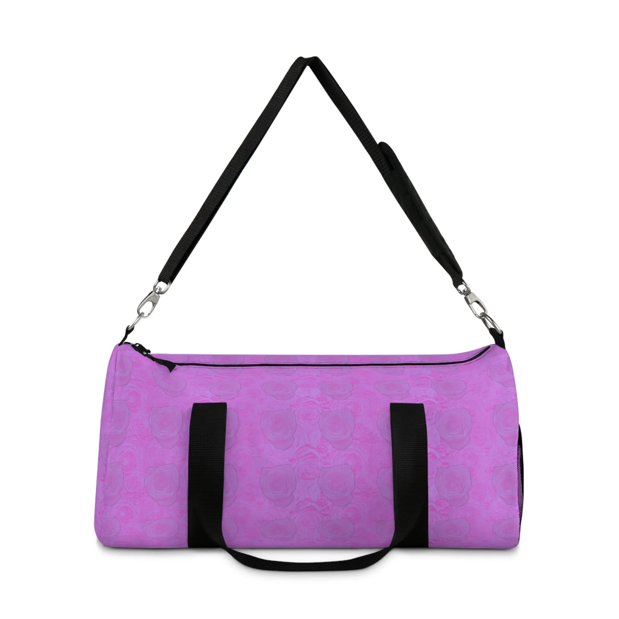 Purple Rose Duffel Bag Flower Lover Gym Bag