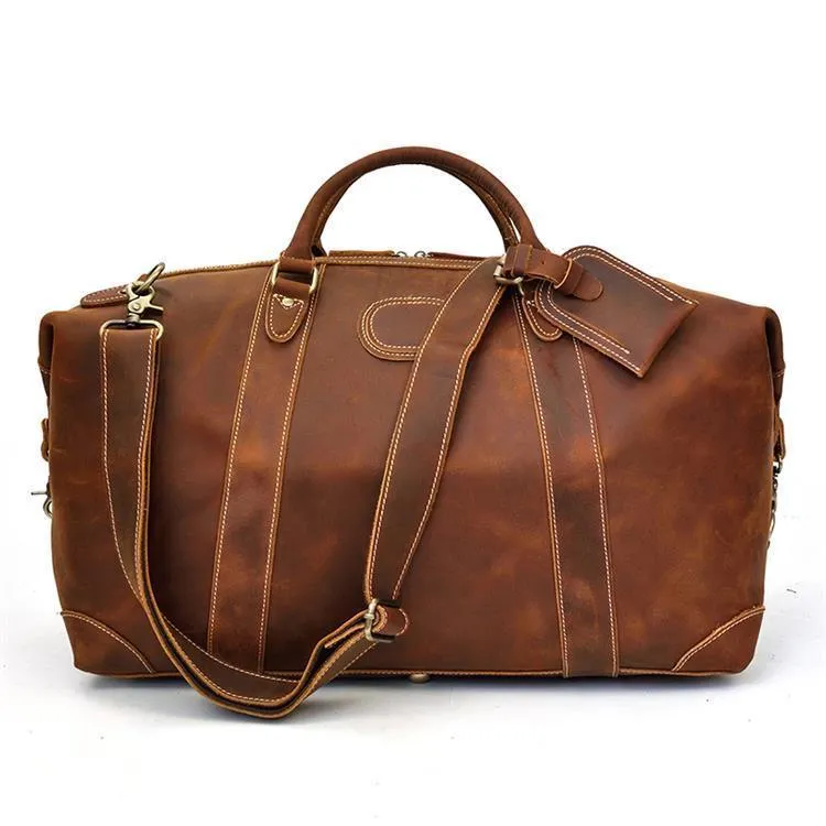 Rich Premium Leather Doctor Style Bag Travel Shoulder