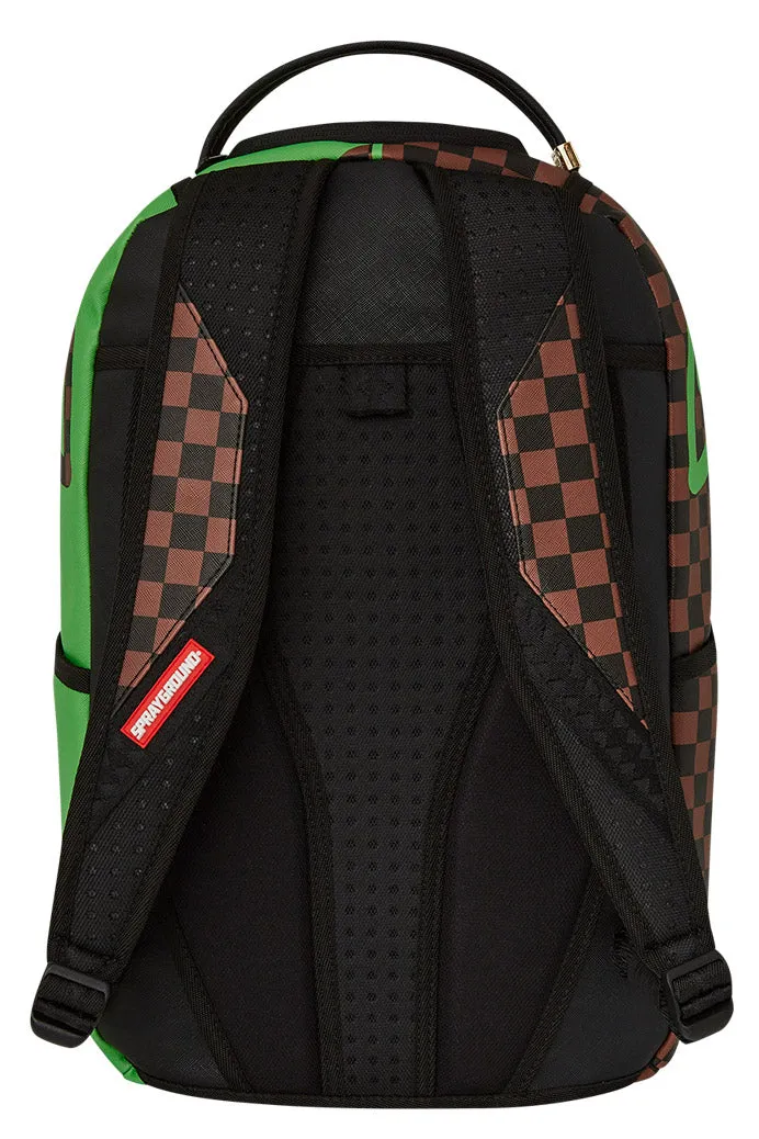 Sprayground Green Money Bear DLXSV Backpack