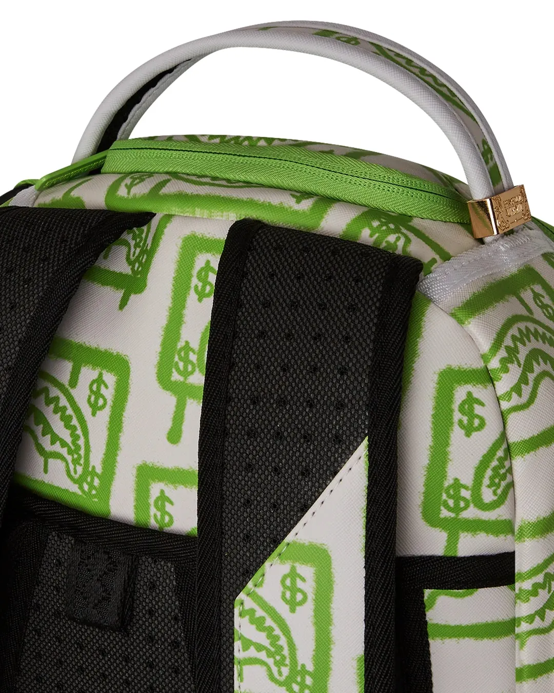 Sprayground Green Money DLXSV Backpack B5380