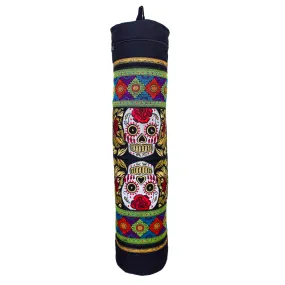 Sugar Skull Embroidered Yoga Bag - Thailand