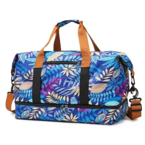 Travel Gym Flower Bag - Stylish & Spacious Gym Duffel- BDB006