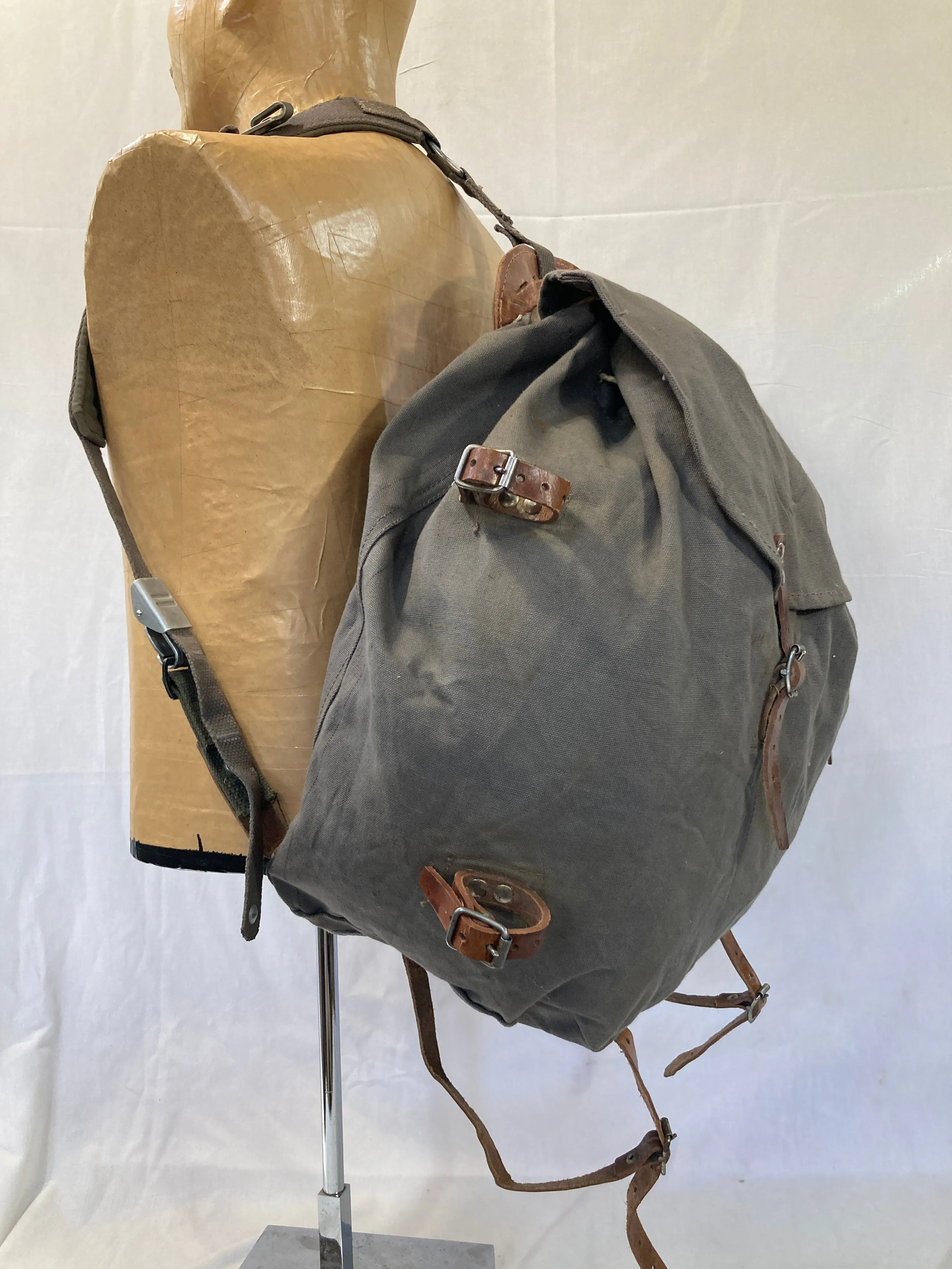 Vintage Swedish Military Backpack